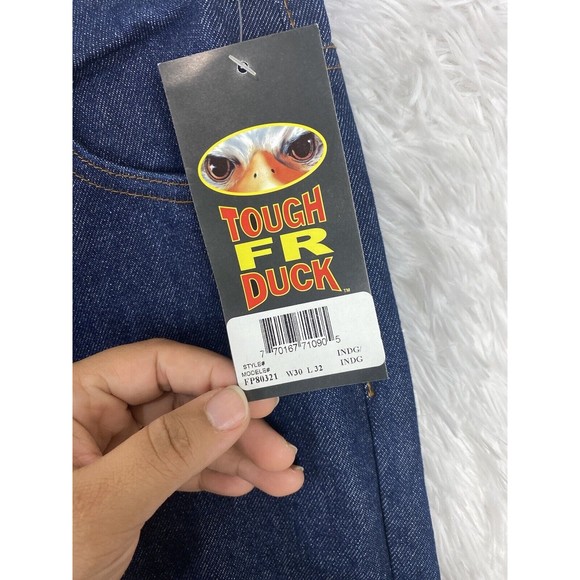 Tough Duck FR Jeans Mens 30x32 Blue Denim Fire Resistant Work Wear Outdoors NWT - Picture 4 of 13